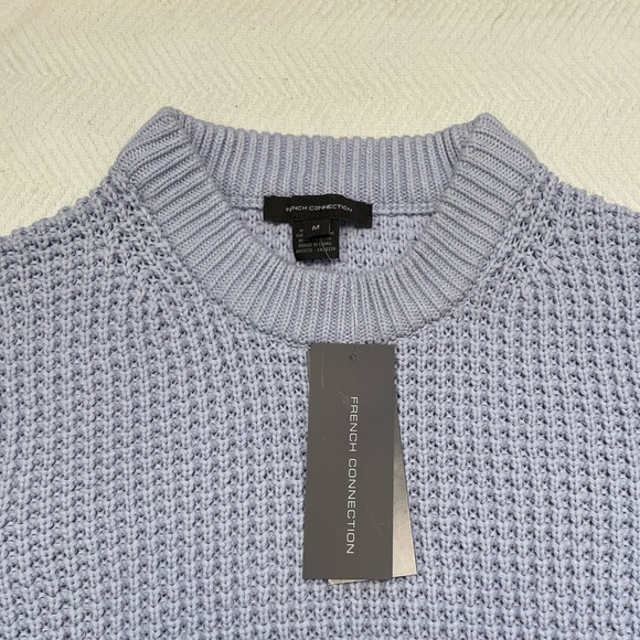 French Connection Short Sleeve Knit Crew Size M - Picture 7 of 9